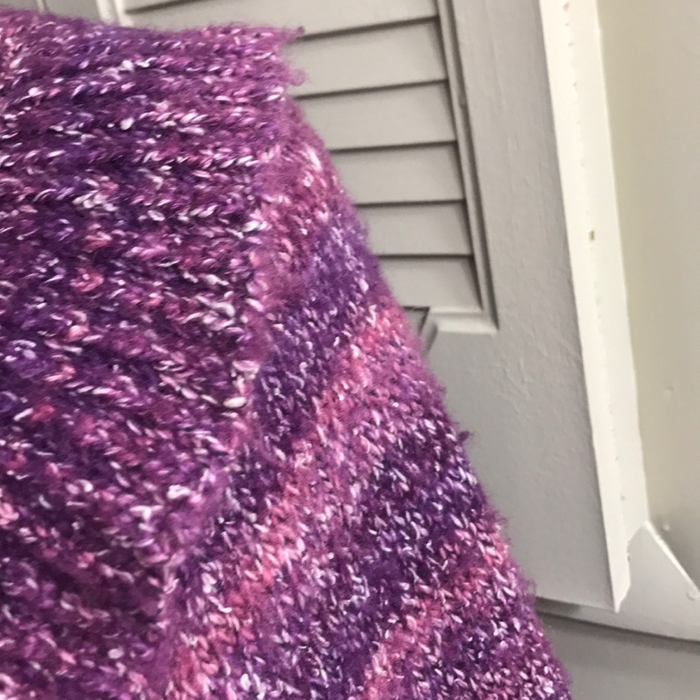Purple & Pink Sweater Shrug - Picture 5 of 7
